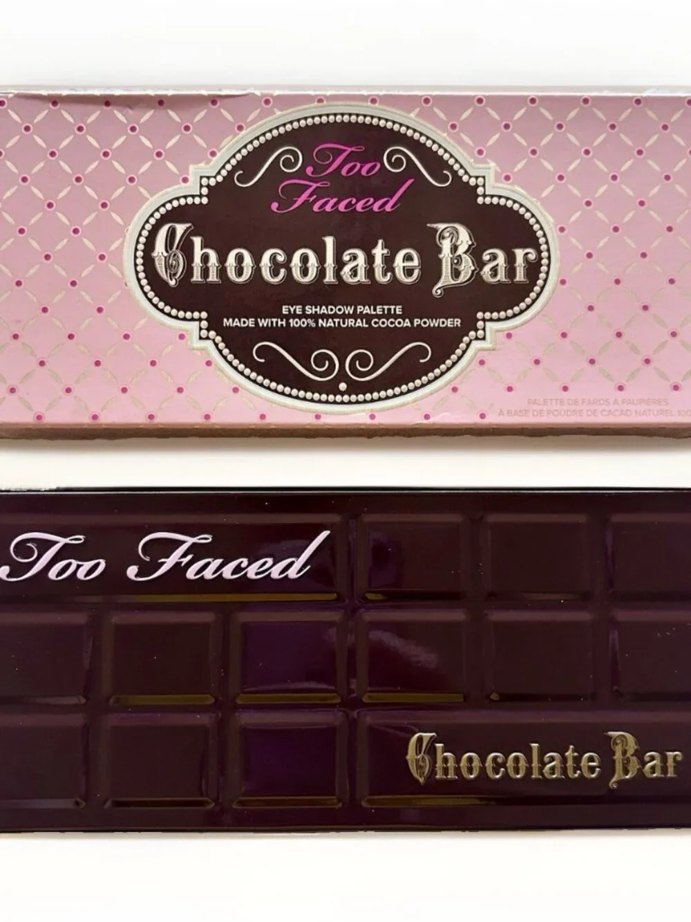 New In Box Too Faced Chocolate Bar Eye Shadow Palette Full Size